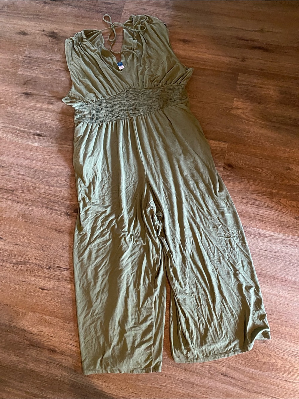 Old navy pant suit one piece 2x sage green sleeveless